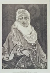 &39;La Favorita&39;- mulher com um véu